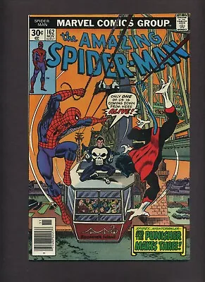 Buy Amazing Spider-Man 162 (VF-) Punisher, Nightcrawler! 1976 Marvel Comics S835 • 42.59£