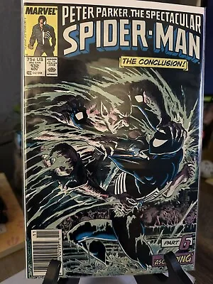 Buy Spectacular Spider-man #132 Kraven's Last Hunt Pt 6 *1987* Newsstand - Nm • 15.77£