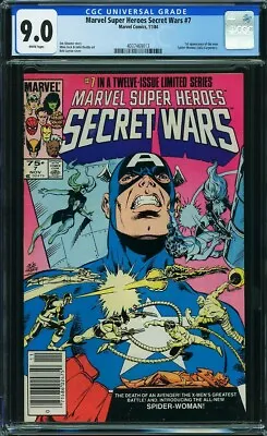 Buy Marvel Super Heroes Secret Wars 7 Cgc 9.0 White Pages Newsstand 1st Julia Cgc L9 • 95.93£