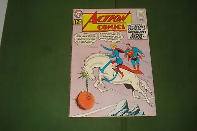 Buy 1962 Action Comics #293, Supergirl, Origin The Super Horse, Superman, Hi Grade • 51.97£