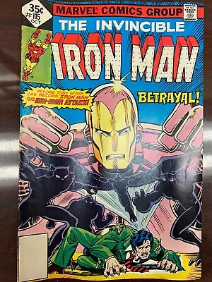 Buy The Invincible Iron Man #115-marvel 1978 - Betrayal! • 7.88£