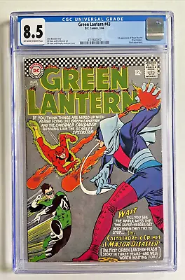 Buy Green Lantern #43 CGC 8.5 DC Comics 1966 First App Major Disaster Gil Kane  • 157.67£
