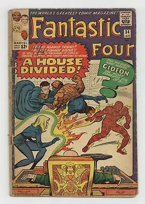 Buy Fantastic Four #34 GD- 1.8 1965 • 21.69£