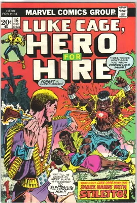 Buy Luke Cage, Hero For Hire Comic Book #16 Marvel Comics 1973 VERY FINE • 15.74£