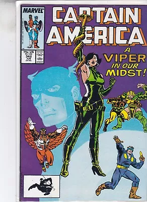 Buy Marvel Comics Captain America Vol. 1 #342 June 1988 Same Day Dispatch • 8.99£