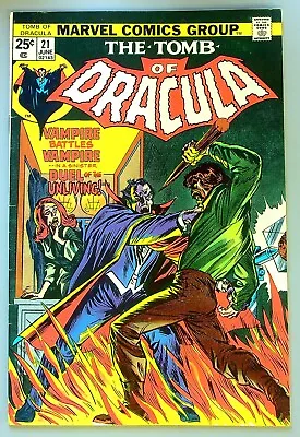 Buy Tomb Of Dracula #21 ~ MARVEL 1974 ~ Wolfman & Colan - BLADE  FN/VF • 23.97£