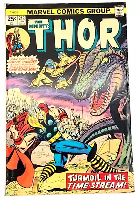 Buy Thor #243 (1976) / Fn / Time Twisters 1st Appearance Bronze Age • 15.98£