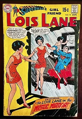 Buy Vintage DC Comics # 94 Superman's Girlfriend Lois Lane In The Secret Mirror 1958 • 12.78£