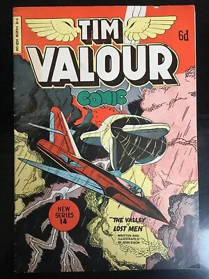 Buy TIM VALOUR Comic 14 (Action Comics) GA Australian John Dixon 1st Title RARE 1951 • 89£