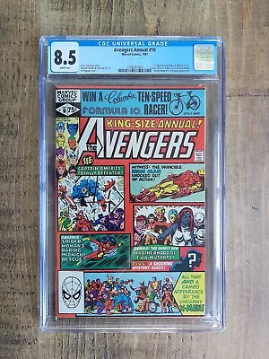 Buy Marvel Avengers King Size Annual #10 Graded CGC 8.5 White Pages. • 129.95£