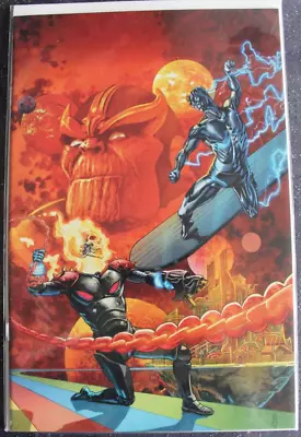 Buy Thanos #17 Jg Jones Virgin Variant Silver Surfer #4 Homage Cosmic Ghost Rider • 24.95£