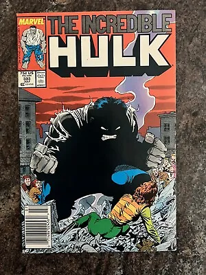 Buy Incredible Hulk # 333 - Todd McFarlane Art! Coper Age 1987 News Stand Edition! • 11.24£