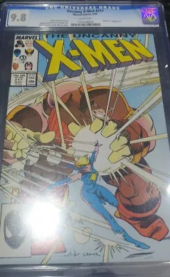 Buy The Uncanny X-men #217 CGC 9.8 White Pages   • 250£