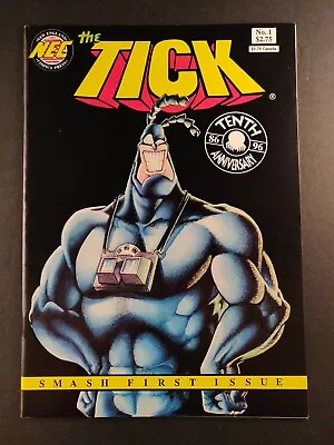 Buy THE TICK #1 (New England Comics 1996) 10th ANNIVERSARY 8th Print Variant VF • 12.74£