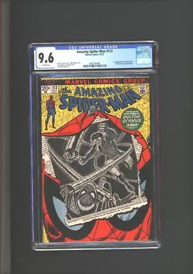 Buy Amazing Spider-Man #113 CGC 9.6 1st App Of Hammerhead. Doctor Octopus App 1972 • 788.36£