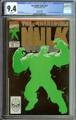 Buy Incredible Hulk #377 Cgc 9.4 White Pages • 96.38£