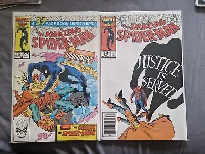 Buy The AMAZING SPIDER-MAN #275 And  #278 • 30£