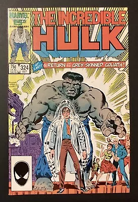 Buy The Incredible Hulk #324, 1986. 1st Grey Hulk Since 1962. NM • 47.97£
