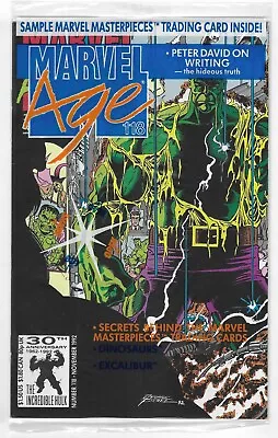 Buy MARVEL AGE #118 COMIC BOOK Incredible Hulk Card Doctor Strange Excalibur SEALED • 6.31£