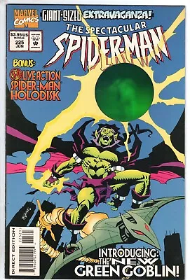 Buy Spectacular Spider-Man #225 - Holodisk Cover, Near Mint Minus Condition • 3.98£