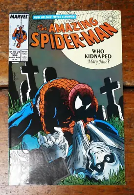 Buy Amazing Spider-Man #308 - Taskmaster App - Todd McFarlane Art - 1988 - NM • 19.73£