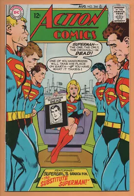 Buy Action Comics #366 DC Comics JLA App 1968 VF • 24.33£