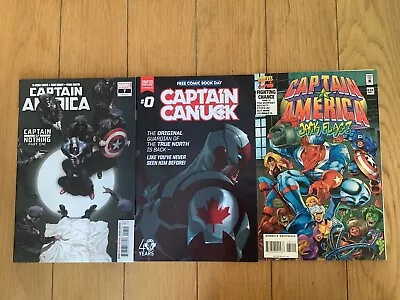Buy Captain America #7, Captain America #434, Captain Canuck Fcbd #0 • 4£