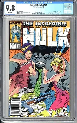 Buy Incredible Hulk #347 Cgc 9.8 1st App Joe Fixit & Marlo Chandler Newsstand Marvel • 672.84£