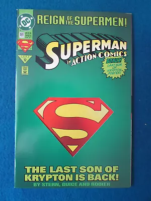 Buy Superman In Action Comics Issue 687 DC Comics June 1993 Die Cut Cover • 6.99£