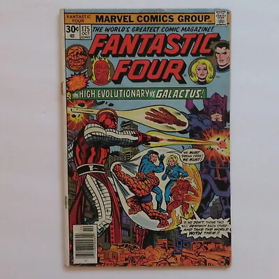 Buy Fantastic Four 175 (1976) High Evolutionary Vs. Galactus Jack Kirby Marvel F • 12.02£