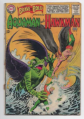 Buy Dc  The Brave And The Bold #51  Aquaman And Hawkman  1964 • 18.97£