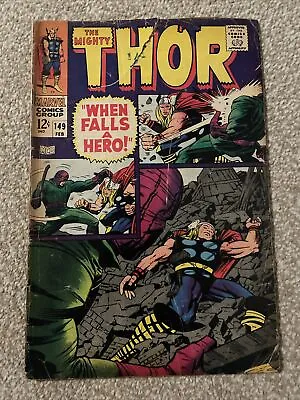 Buy THE MIGHTY THOR #149 1968 MARVEL COMICS Stan Lee And Jack Kirby • 8£
