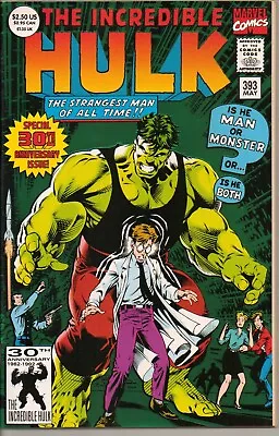 Buy  Incredible Hulk  No 393 1992 Green Foil Emb Cover (dale Keown)  Marvel Nmt+ 9.6 • 8.99£