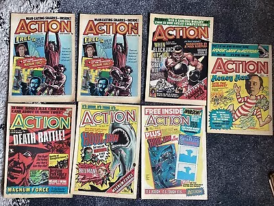 Buy SEVEN Action Comics - PRE-BAN - IPC Magazines - Rarities - Missing Middle • 0.99£