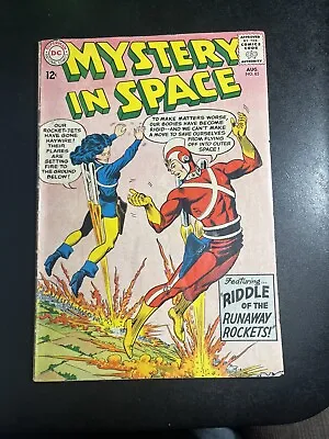 Buy Mystery In Space #85 DC Comics 1963 Adam Strange Riddle Of The Runaway Rockets! • 9.63£