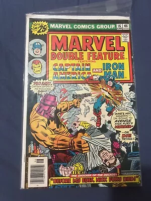 Buy Marvel Comics MARVEL DOUBLE FEATURE #16 Captain America & Iron Man VFN 8.0 • 7.91£