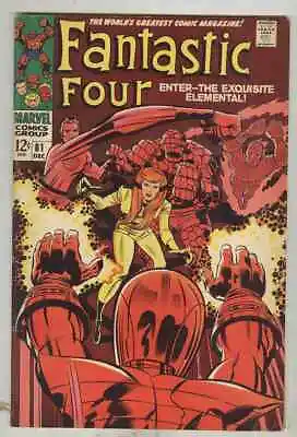 Buy Fantastic Four #81 December 1968 VG+ Crystal Joins • 14.19£