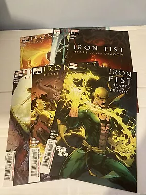 Buy IRON FIST HEART OF THE DRAGON #1 2 3 4 5 Complete Series Marvel Comics Job Lot • 16£