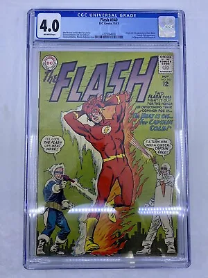 Buy DC Comics Flash #140 CGC 4.0 1963 1st App. Heat Wave - Off White Pages • 237.09£