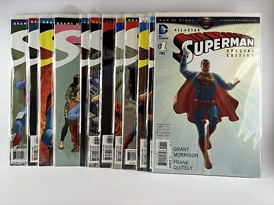 Buy All-star Superman #1-12 Complete! *high Grade!* (dc, 2005) Morrison! Quitely! • 40£