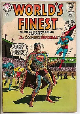 Buy DC Comics Worlds Finest #140 March 1964 Superman & Batman F+ • 31£