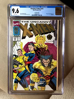 Buy 🔑🔥Uncanny X-Men 275 2nd Print CGC 9.6 GOLD LOGO RARE! Jim Lee! 🔑💎 • 36.70£
