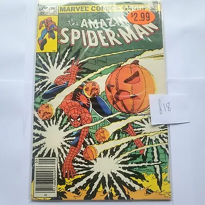 Buy THE AMAZING SPIDER-MAN Comic.  #244, WITH  HOBGOBLIN  APPEARANCE, Plastic Sleeve • 13£