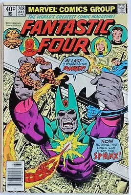Buy Fantastic Four #208 (1979) Vintage Key Comic, 1st Full App. New Champions Xandar • 10.67£