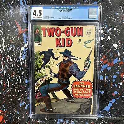 Buy Two-Gun Kid #77 (Sep 1965, Marvel) CGC GRADED 4.5 - 1st BLACK PANTHER TRYOUT 🔑 • 256.95£