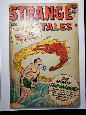 Buy Strange Tales #107 - Good | GD | 2.0 - Many Pics! Sub-Mariner, Human Torch! • 141.12£