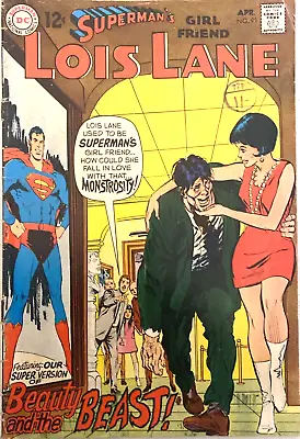 Buy Superman's Girlfriend Lois Lane # 91.  April 1969. Fn. 6.0.  Neal Adams-cvr • 7.99£