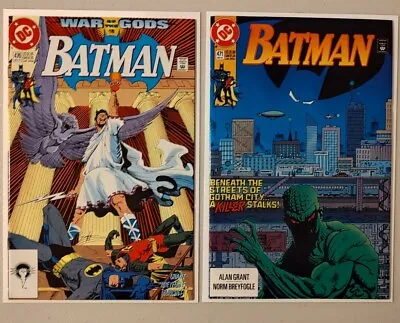 Buy Batman #470 (VF/NM) & #471 (VF+) Alan Grant & Norm Breyfogle White Pages (1991) • 6.13£