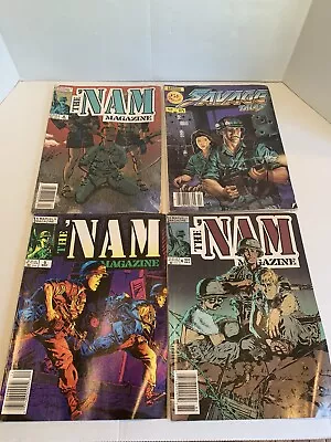 Buy (3) The ‘NAM Magazine & (1) Savage Tales Marvel Comic Lot • 11.11£