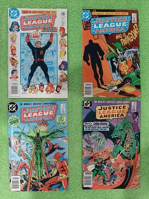 Buy Lot 4 JUSTICE LEAGUE AMERICA 209, 224, 226, 227 All Canadian NM Variants RD4399 • 4.79£
